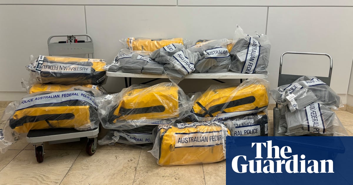 Three men charged after 500kg of cocaine worth $160m seized in Queensland