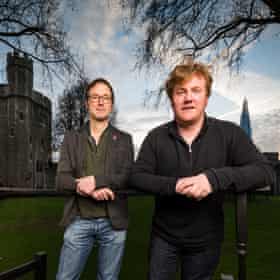 ‘The success took us all by surprise’ … Tom Piper, left, and Paul Cummins at the Tower.