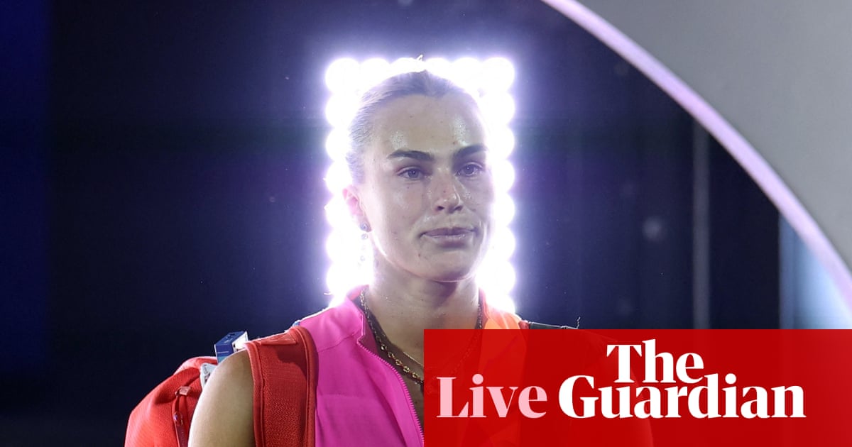 Sabalenka v Svitolina, Pegula v Rybakina: Australian Open 2026 semi-finals – live