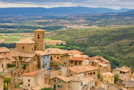 Beautiful hilltop village in Spain