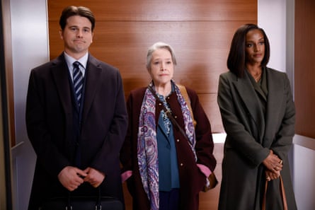 ‘We’re different with everybody we meet’ … Jason Ritter, Bates and Skye P Marshall in Matlock.