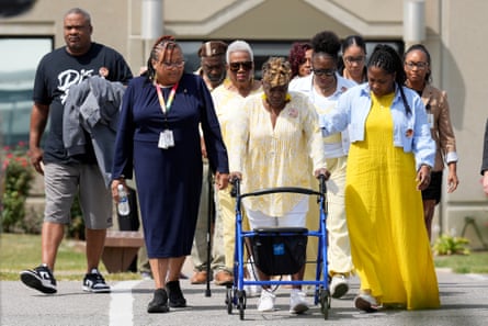 People outside prison