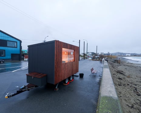 A general view of Sauna Project, Lyall Bay