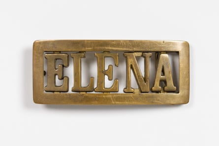 boucle couleur laiton dit 'elena'