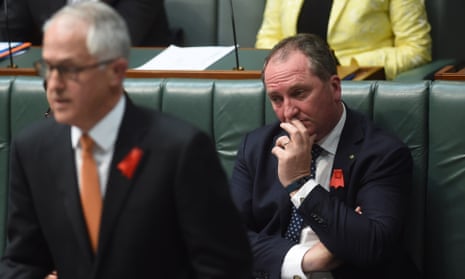 Barnaby Joyce during House of Representatives question time