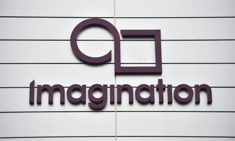 Imagination Technologies' logo at it headquarters in Hertfordshire, UK