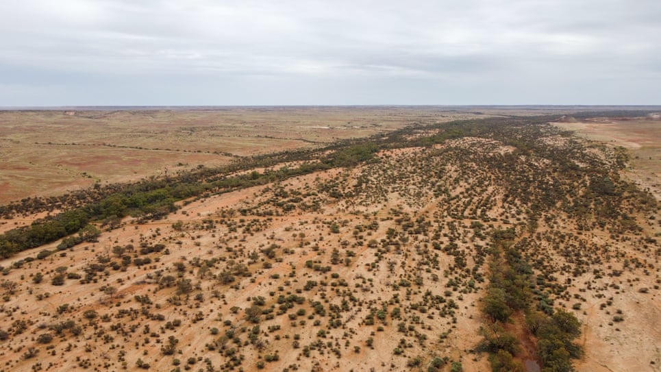 A view of Evelyn Downs Station a bio diversity farm, North of Coober Pedy in South Australia’s far north.