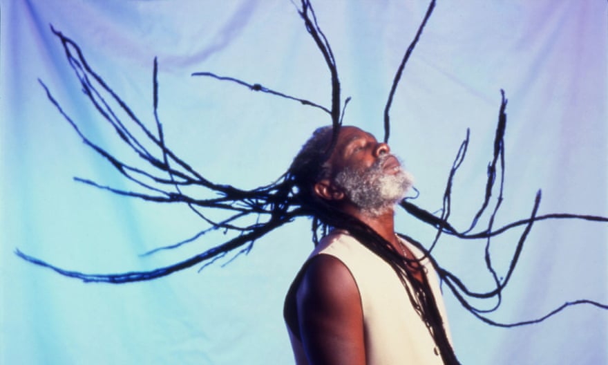 Burning Spear shakes in 2000 in New York.