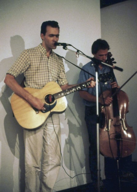 ‘We didn’t stop and we didn’t go back’ … with friend, producer and cellist Arthur Russell.