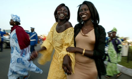 Senegalese women at an African gender summit, May 2005.