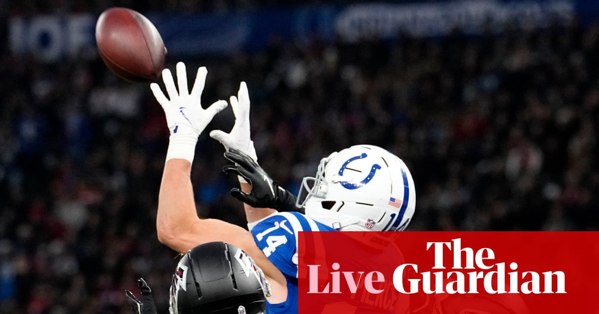 NFL week 10 live: Indianapolis Colts v Atlanta Falcons in Berlin – live