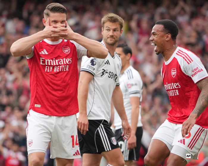 Gyökeres double fires Arsenal past Fulham to turn title pressure on Manchester City
