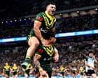Australia v Fiji: men’s Rugby League World Cup – live