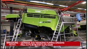 German factory orders