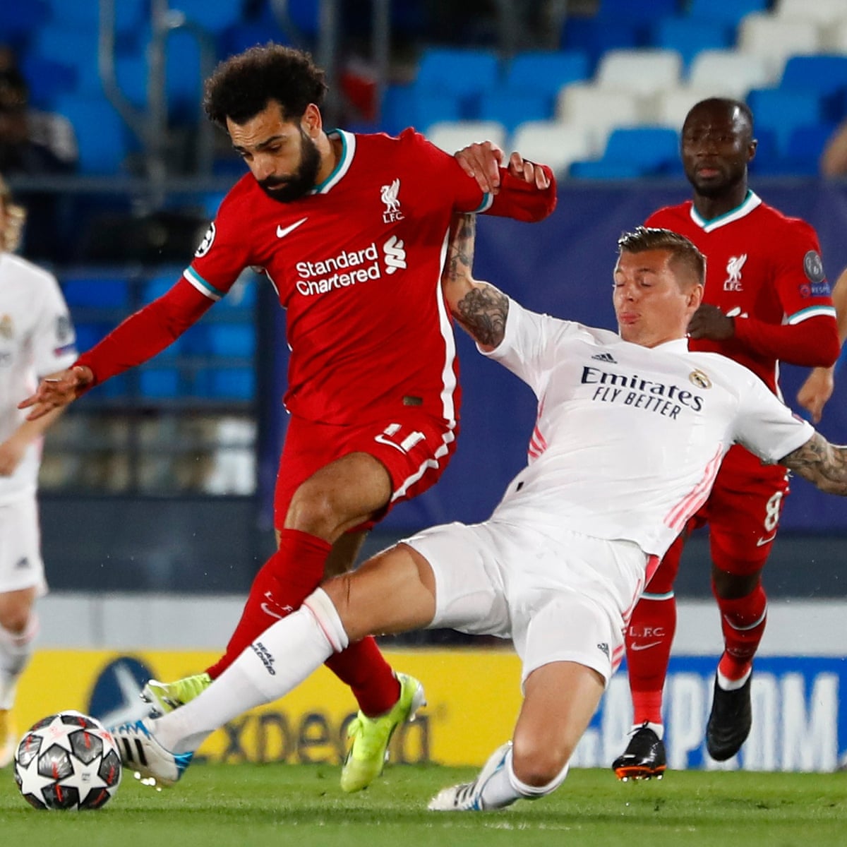 Watch Toni Kroos score direct from a corner as Real Madrid take on