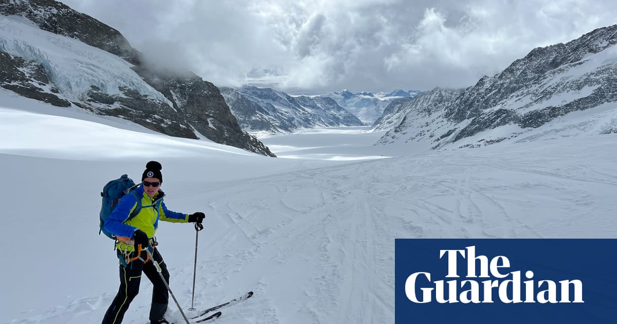 Височинното ски турне сред 4000 метровите върхове на Бернските Алпи се