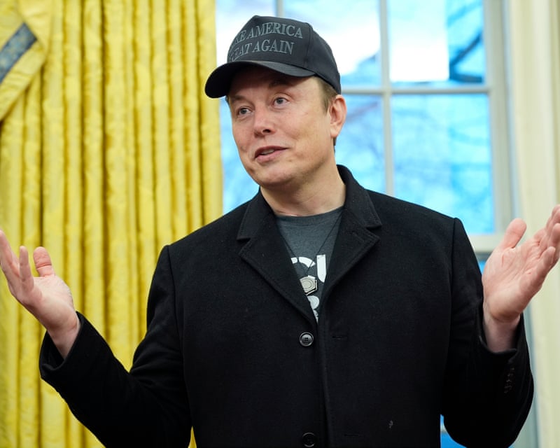 Elon Musk in Oval Office