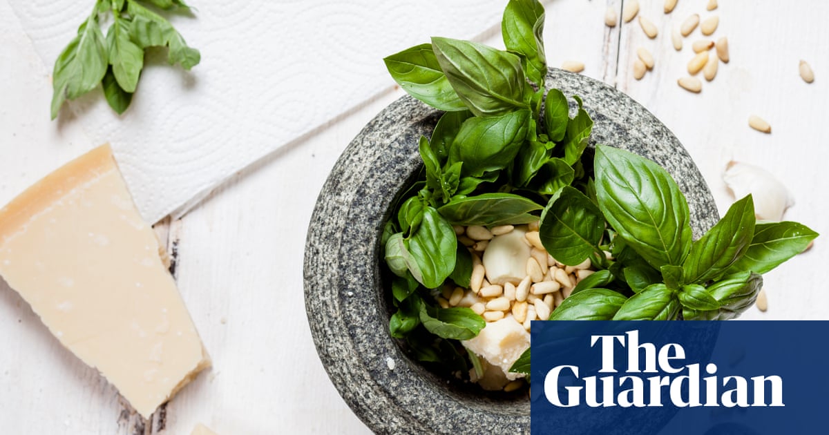 From basil to pistachio and peas – in praise of pesto, whichever way you make it