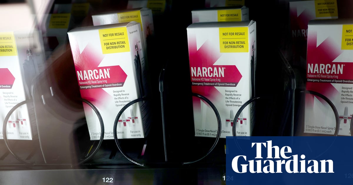 Trump officials unveiling their overdose strategy: a shiny PowerPoint in one hand and a shredder full of harm-reduction programs in the other.