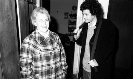 Ultimate betrayal: the author with his mother in their old apartment in Budapest, in 1975. In 1976, they travelled to Israel – her first job at the foreign agency branch of the communist secret service, then called III/I.