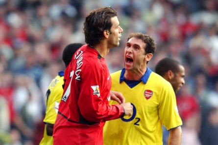 Ruud van Nistelrooy and Martin Keown