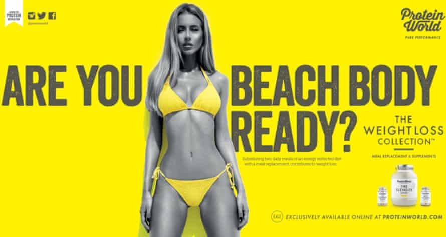 Protein World are you beach body ready advert - KB choice and SM choice
