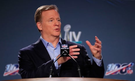 NFL draft to proceed in April as Roger Goodell warns against public criticism | NFL | The Guardian
