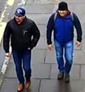 British police have released more video footage of the two men who are believed to have carried out the Novichok attack on Sergei Skripal and his daughter in Salisbury in March. Two men - known by the aliases Alexander Petrov and Ruslan Boshirov - were charged in absentia for the attack in September. Their real names are believed to be as Alexander Yevgenyevich Mishkin and Anatoliy Chepiga. Both of whom work for Russia’s GRU intelligence services.