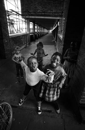 Copner Way, North Peckham Estate, 1985“My grandmother and mother moved to the Redbridge Gardens estate, Peckham, in the early 60s when it was first built, and I was born in Peckham in 1965, where we lived until 1968. I returned permanently to London with my mother in 1976. Our first Peckham home was on the pre-war Sumner estate. The estate was in a state of disrepair and the flats lacked central heating which meant they were in low demand.” Russell Newell