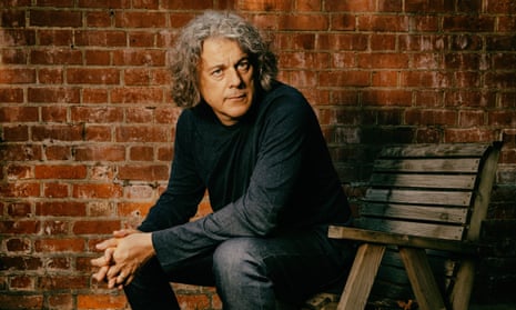Alan Davies photographed at his home in London. 