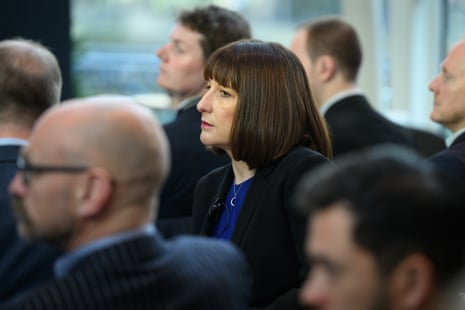 Rachel Reeves at Labour’s business conference yesterday.