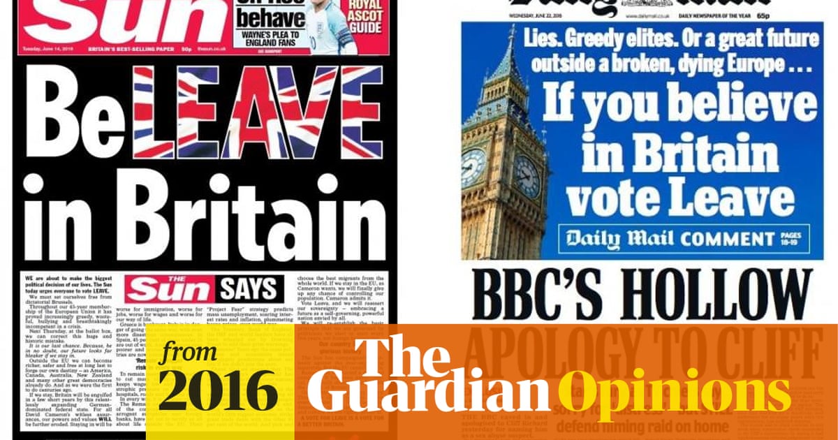 Did The Mail And Sun Help Swing The Uk Towards Brexit Jane Martinson The Guardian