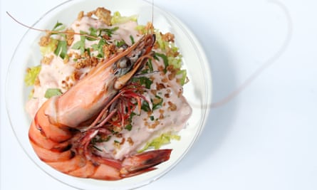 ‘Another goodun’: lobster crayfish cocktail.