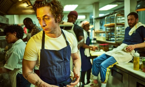 Showstopping … Carmen ‘Carmy’ Berzatto (Jeremy Allen White) with his new motley crew.
