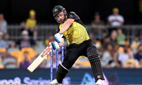 T20 World Cup Super 12s: Australia set Ireland target of 180 to win – live | T20 World Cup 2022 2 Aaron Finch plays a shot