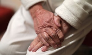 An old person's hands