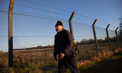Ray Taylor on his 24-mile round-trip walk from home in Ramsey, Cambridgeshire, to the jobcentre in Huntingdon, where he signs on for universal credit, and and back again.