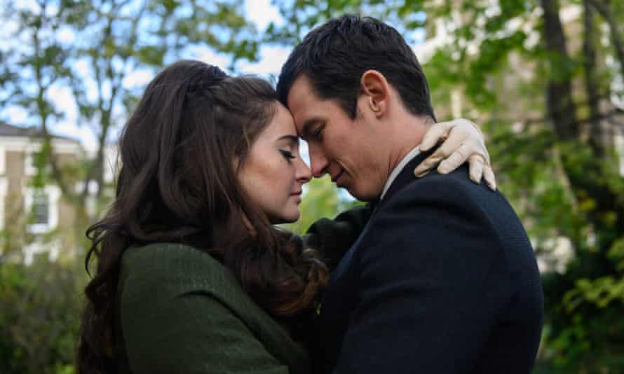 Leading light: in her latest film, Last Letter from Your Lover, with Callum Turner.