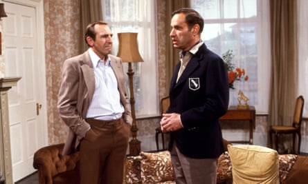Geoffrey Palmer, right, with Leonard Rossiter in The Fall and Rise of Reginald Perrin, 1978.