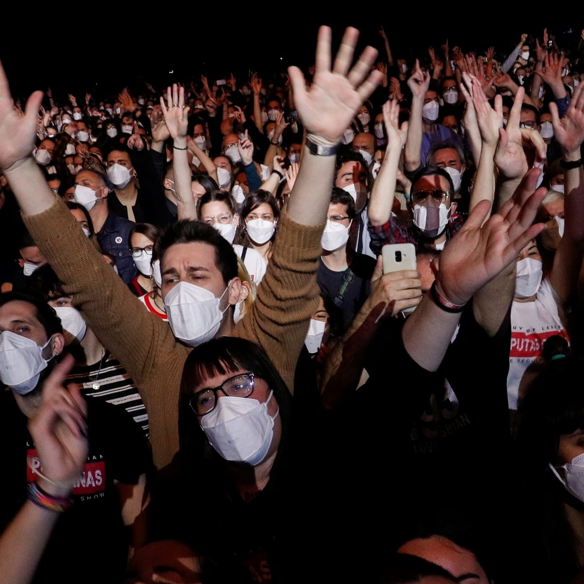 5 000 Attend Rock Concert In Barcelona After Covid Screening Spain The Guardian 5 000 Attend Rock Concert In Barcelona After Covid Screening Spain The Guardian