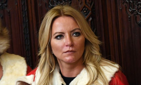 Lady Mone in the House of Lords before the state opening of parliament in June 2017.