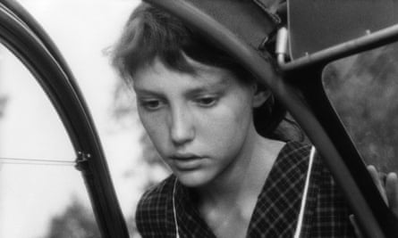 Anne Wiazemsky in Robert Bresson’s Au Hasard Balthazar, 1966, about a farm-girl’s emotional connection with her pet donkey.