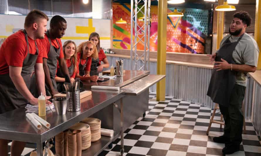TV tonight: Dolly Alderton’s mortifying drama for millennial women is finally here | Television 1 Big Zuu (right) and some of the contestants in Hungry for It.