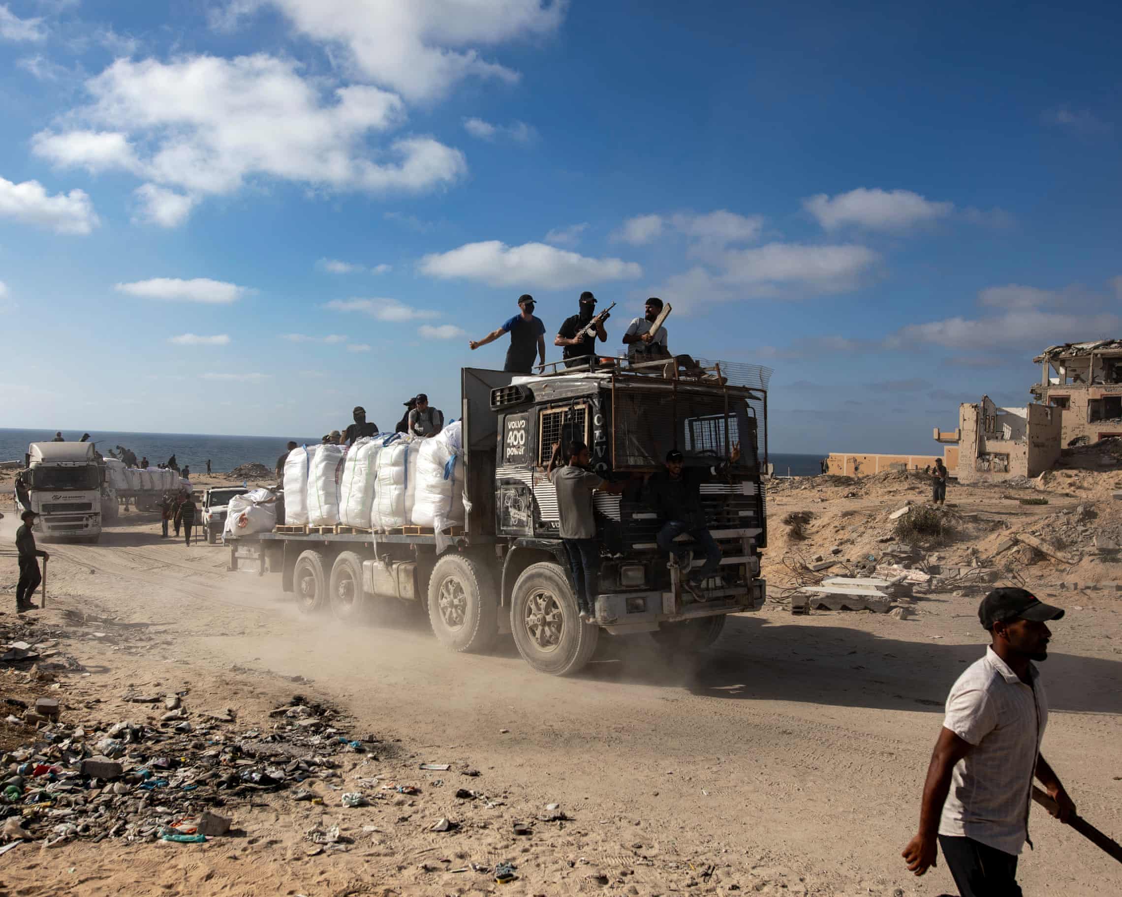 Most direct aid path closed in Gaza