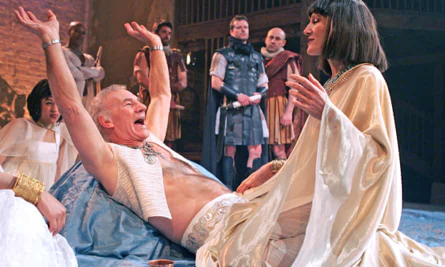 Chemistry … Harriet Walter and Stewart in Antony and Cleopatra in 2006.