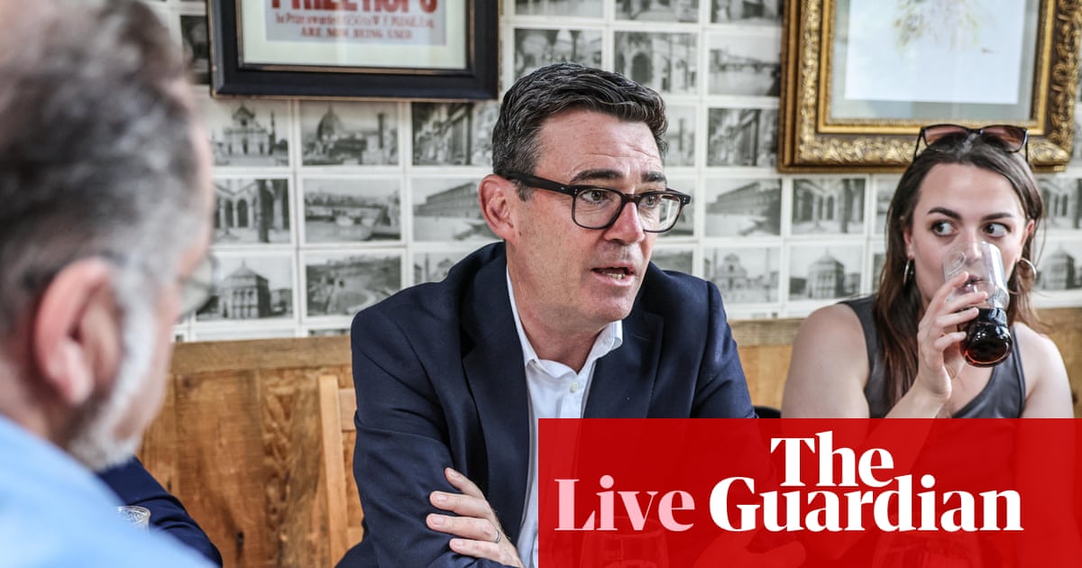 Badenoch says Burnham’s ambitions for Britain are ‘too small’ after business rates cut for pub and clubs in England – UK politics live