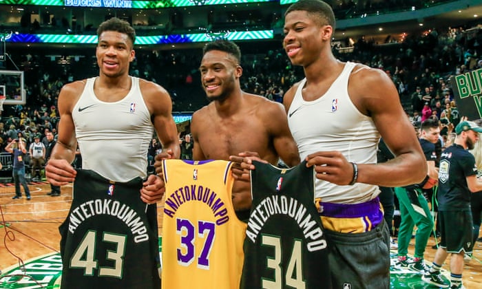 wallpapers Giannis Antetokounmpo Brothers Nba bucks beat lakers