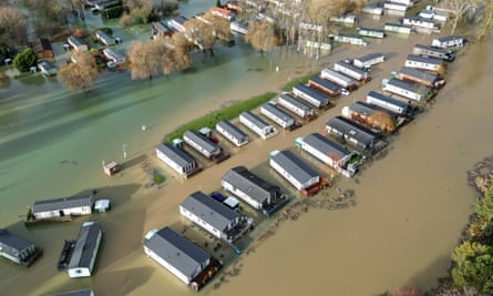 Flooding at Billing Aquadrome