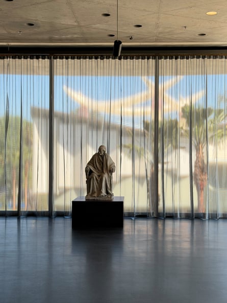 Reiko Sudo’s shimmering metallic curtains.