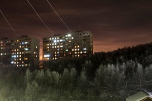 Apartment blocks on the outskirts of Murmansk